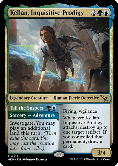 Kellan, Inquisitive Prodigy (Murders at Karlov Manor) Light Play Foil
