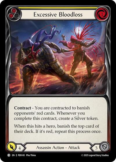Excessive Bloodloss (Yellow) (Compendium of Rathe) Near Mint Foil