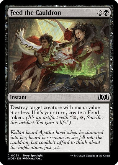 Feed the Cauldron (Wilds of Eldraine) Near Mint Foil