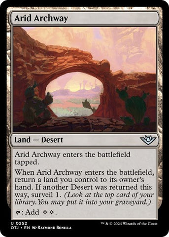 Arid Archway (Outlaws of Thunder Junction) Near Mint