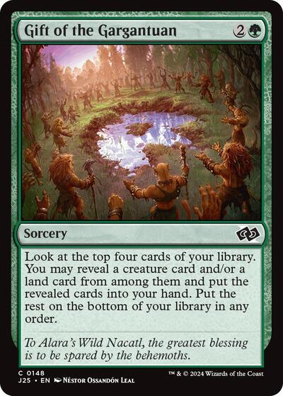 Gift of the Gargantuan (Foundations Jumpstart) Near Mint
