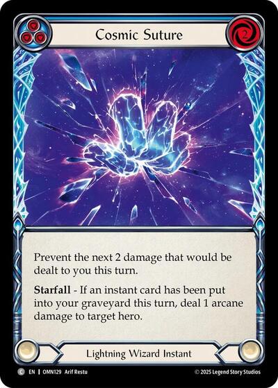 Cosmic Suture (Blue) (Omens of the Third Age) Near Mint Foil