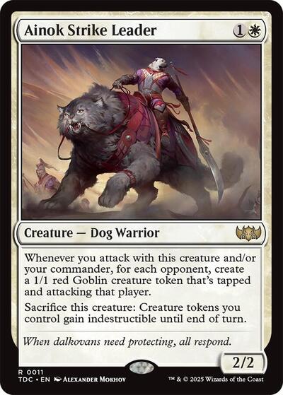 Ainok Strike Leader (Commander: Tarkir: Dragonstorm) Near Mint
