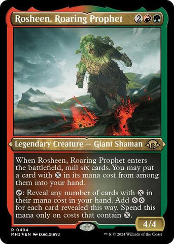 Rosheen, Roaring Prophet (Foil Etched) (Modern Horizons 3) Near Mint Foil