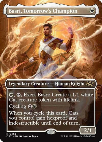 Basri, Tomorrow's Champion (Borderless) (Aetherdrift) Near Mint