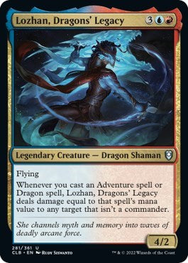 Lozhan, Dragons' Legacy (Commander Legends: Battle for Baldur's Gate) Near Mint Foil