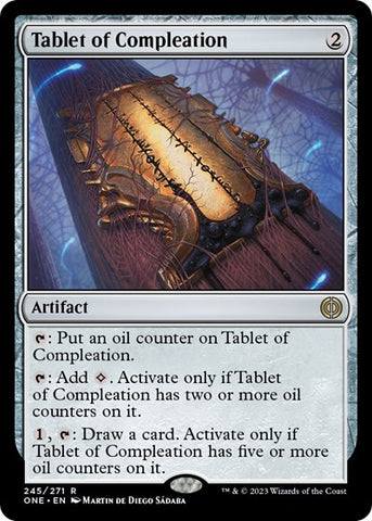 Tablet of Compleation (Phyrexia: All Will Be One) Near Mint Foil