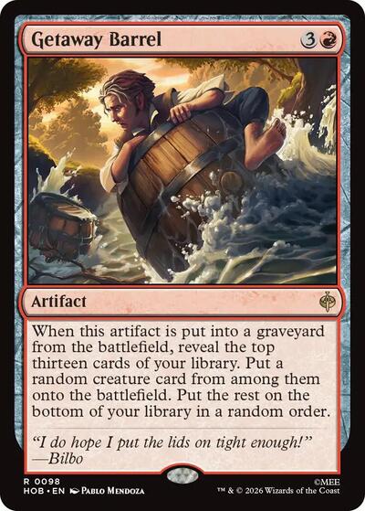 Getaway Barrel (The Hobbit) Near Mint Foil