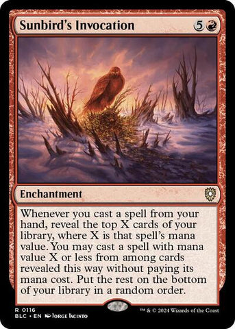 Sunbird's Invocation (Commander: Bloomburrow) Near Mint