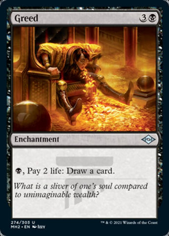 Greed (Modern Horizons 2) Near Mint Foil