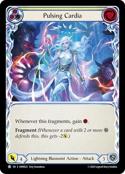 Pulsing Cardia (Yellow) (Omens of the Third Age) Near Mint Foil