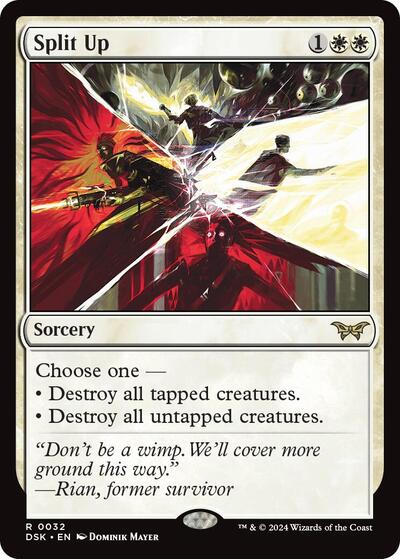 Split Up (Duskmourn: House of Horror) Near Mint Foil