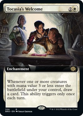 Tocasia's Welcome (Extended Art) (The Brothers' War) Near Mint Foil