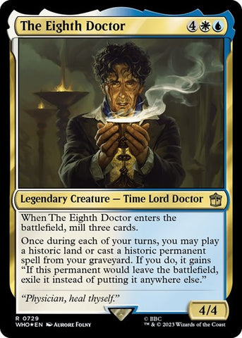 The Eighth Doctor (Surge Foil) (Universes Beyond: Doctor Who) Near Mint Foil