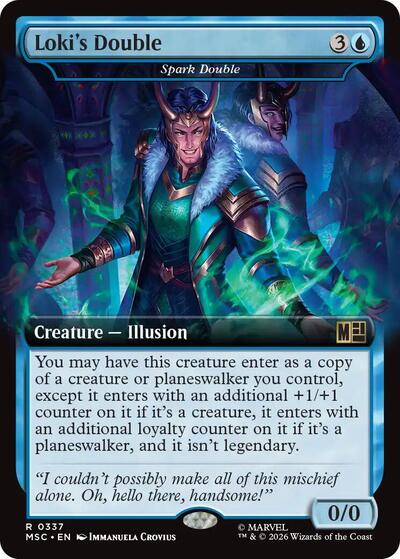 Loki's Double - Spark Double (Extended Art) (Commander: Marvel Super Heroes) Near Mint