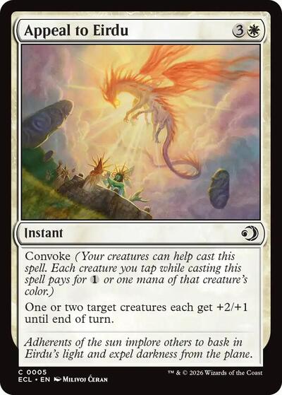 Appeal to Eirdu (Lorwyn Eclipsed) Near Mint Foil