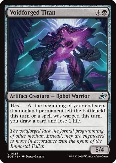 Voidforged Titan (Edge of Eternities) Near Mint Foil