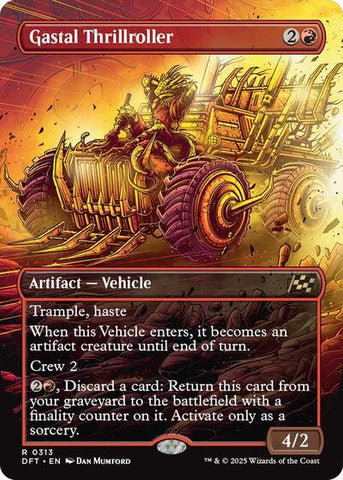 Gastal Thrillroller (Borderless) (Aetherdrift) Near Mint