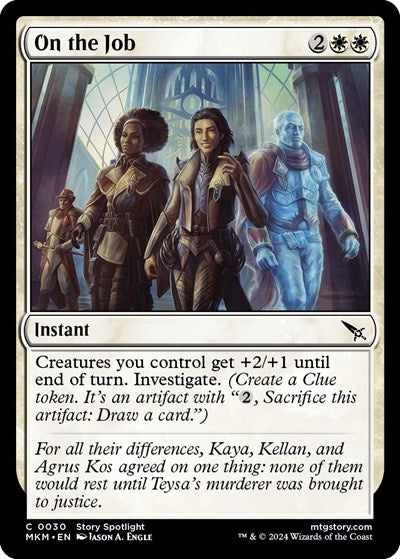 On the Job (Murders at Karlov Manor) Near Mint Foil