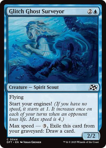 Glitch Ghost Surveyor (Aetherdrift) Near Mint Foil