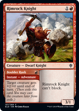 Rimrock Knight (Throne of Eldraine) Near Mint Foil