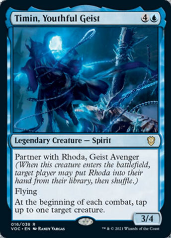 Timin, Youthful Geist (Commander 2021 Crimson Vow) Near Mint