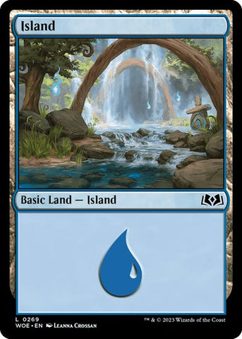 Island (0269) (Wilds of Eldraine) Near Mint Foil