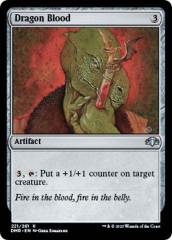 Dragon Blood (Dominaria Remastered) Near Mint Foil