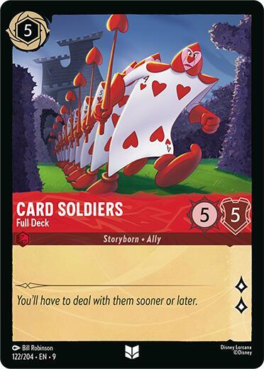 Card Soldiers - Full Deck (Fabled) Near Mint Cold Foil