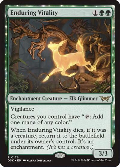 Enduring Vitality (Duskmourn: House of Horror) Near Mint Foil