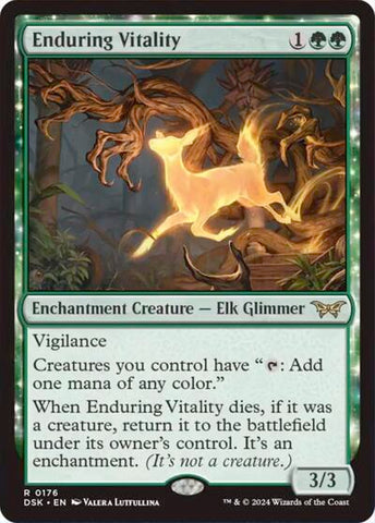 Enduring Vitality (Duskmourn: House of Horror) Near Mint Foil