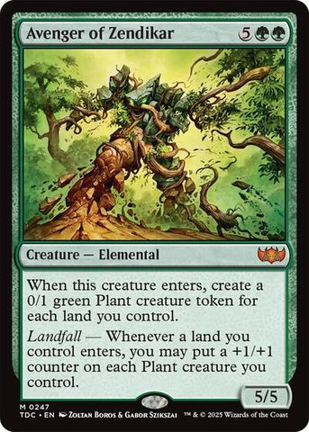 Avenger of Zendikar (Commander: Tarkir: Dragonstorm) Near Mint