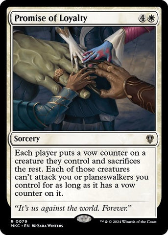 Promise of Loyalty (Commander: Murders at Karlov Manor) Near Mint