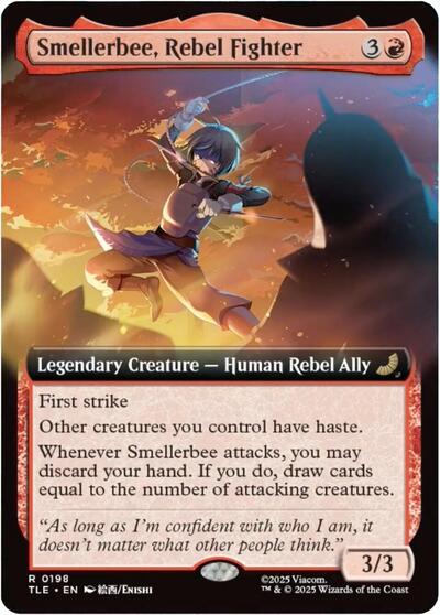 Smellerbee, Rebel Fighter (Extended Art) (Avatar: The Last Airbender: Eternal-Legal) Near Mint Foil