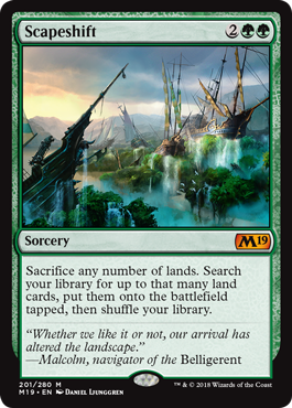 Scapeshift (Magic 2019 Core Set) Near Mint