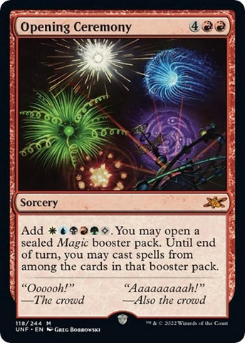 Opening Ceremony (Unfinity) Near Mint Foil