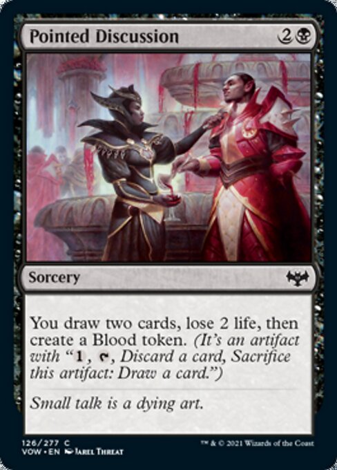 Pointed Discussion (Innistrad: Crimson Vow) Near Mint
