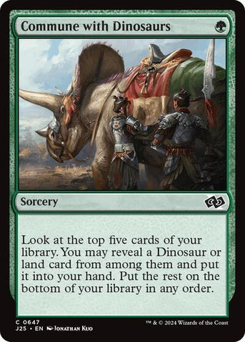 Commune with Dinosaurs (Foundations Jumpstart) Near Mint