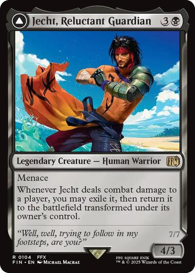 Jecht, Reluctant Guardian (Universes Beyond: FINAL FANTASY) Near Mint Foil