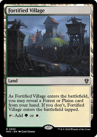 Fortified Village (Commander: Murders at Karlov Manor) Near Mint