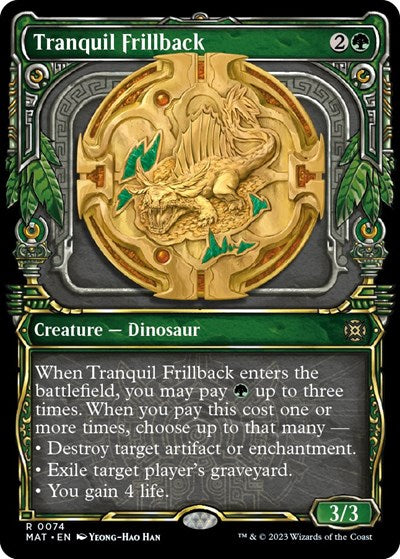 Tranquil Frillback (Showcase) (March of the Machine: The Aftermath) Near Mint