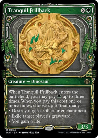 Tranquil Frillback (Showcase) (March of the Machine: The Aftermath) Near Mint
