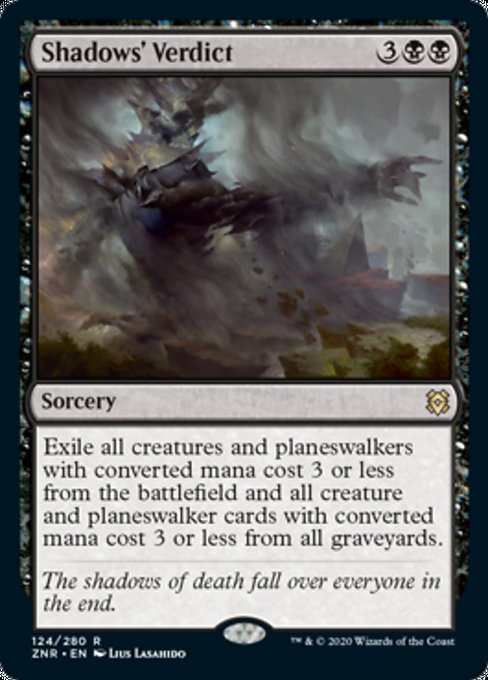 Shadows' Verdict (Zendikar Rising) Near Mint Foil