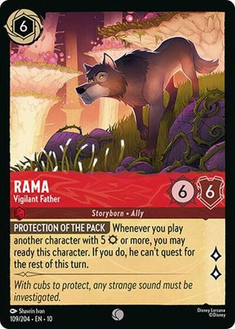 Rama - Vigilant Father (Whispers in the Well) Near Mint Cold Foil