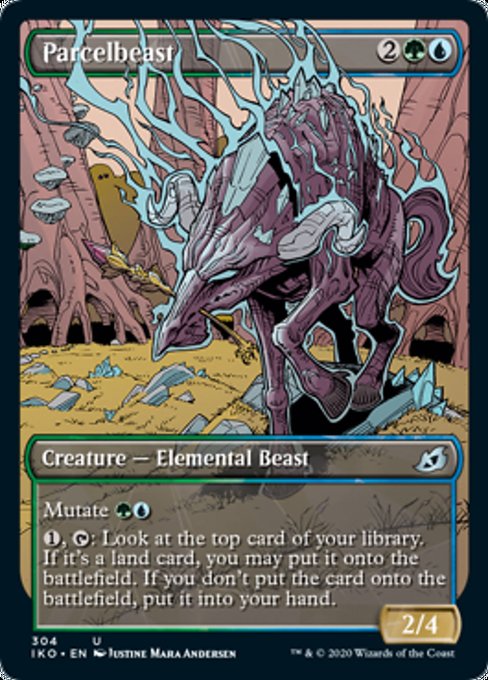 Parcelbeast (Showcase) (Ikoria: Lair of Behemoths) Near Mint