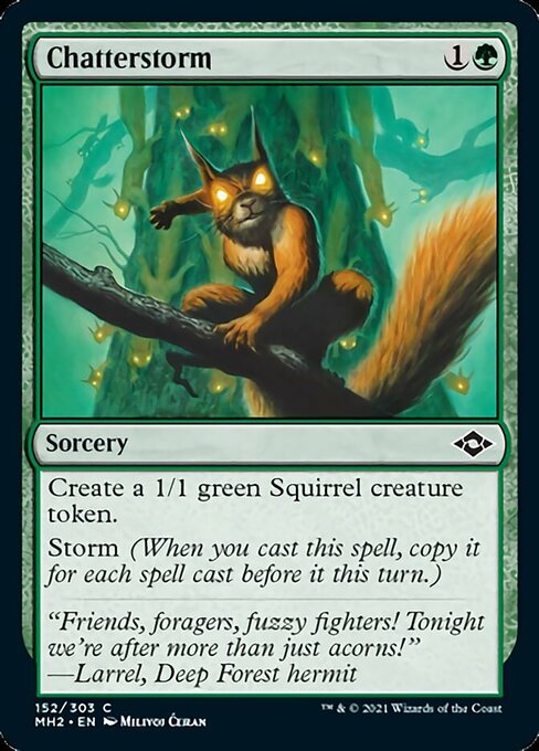 Chatterstorm (Modern Horizons 2) Near Mint Foil