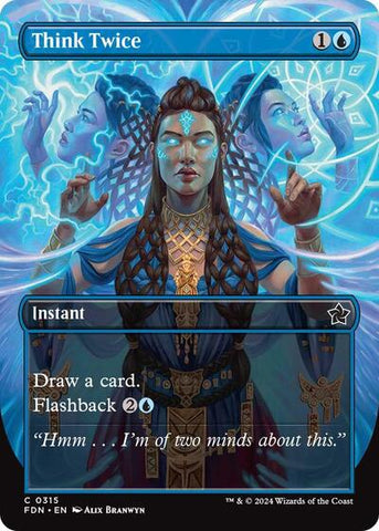Think Twice (Borderless) (Foundations) Near Mint