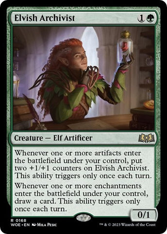 Elvish Archivist (Wilds of Eldraine) Near Mint