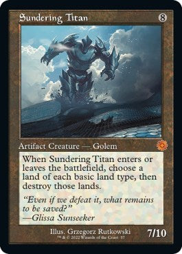 Sundering Titan (The Brothers' War: Retro Frame Artifacts) Near Mint