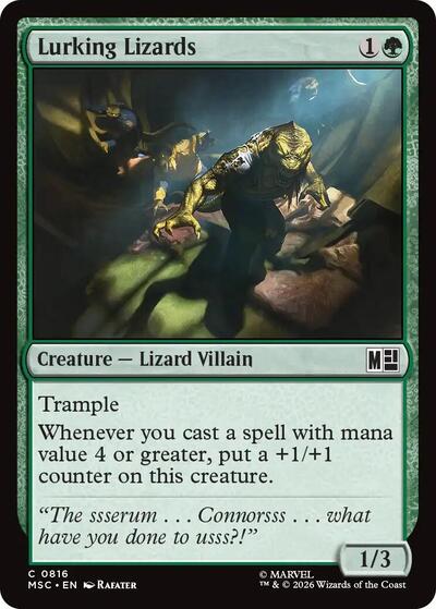 Lurking Lizards (Commander: Marvel Super Heroes) Near Mint